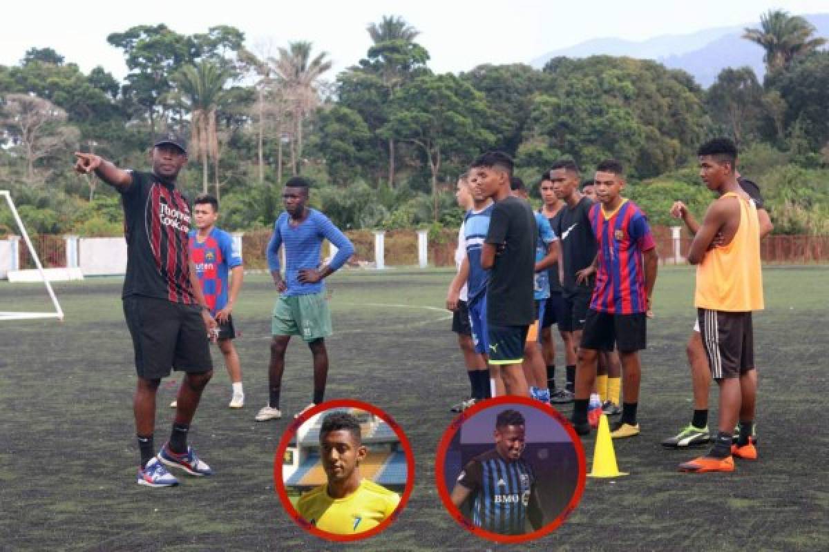 Jerry Palacios dirige en la Liga Mayor de fútbol en la costa norte de Honduras. La Merced, equipo que fue fundado por su padre Don Eulogio Palacios.