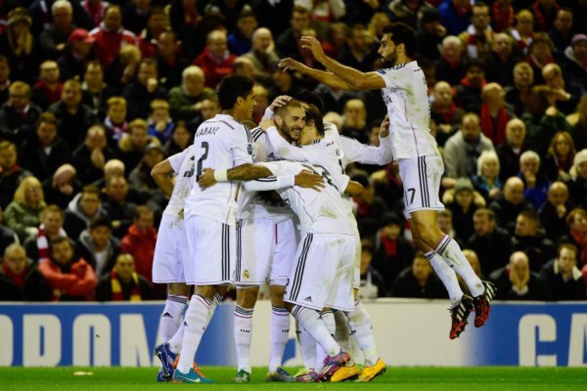 Real Madrid venció 3-0 a Liverpool en la Champions League