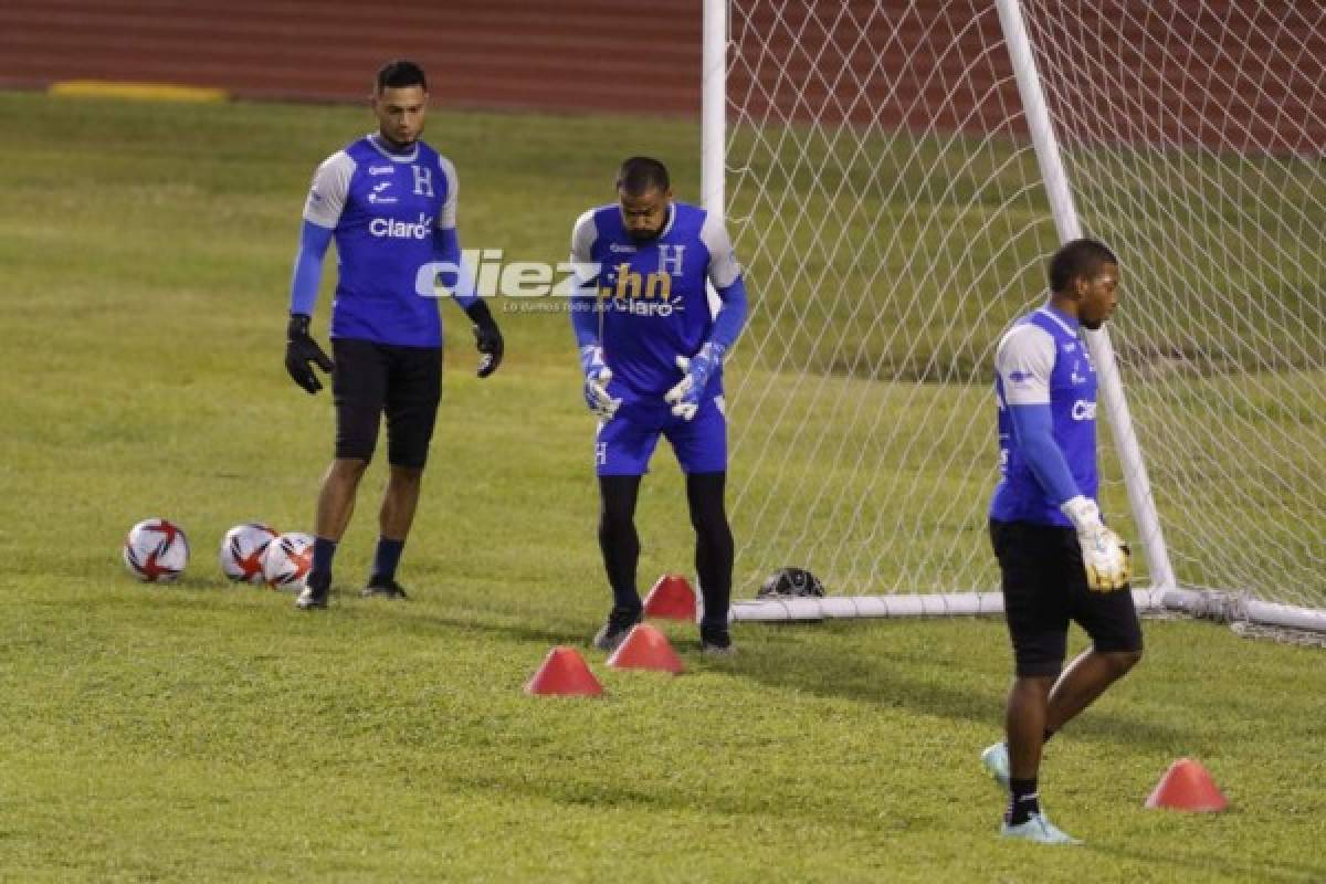 ¿Coito con un 4-3-3? Así fue el último entreno de Honduras antes del juego con Costa Rica