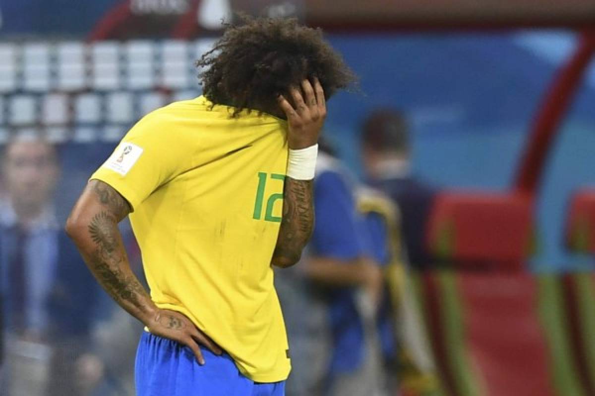 NO SE VIO EN TV: Desgarrador llanto de los brasileños; bronca entre Neymar y figura belga