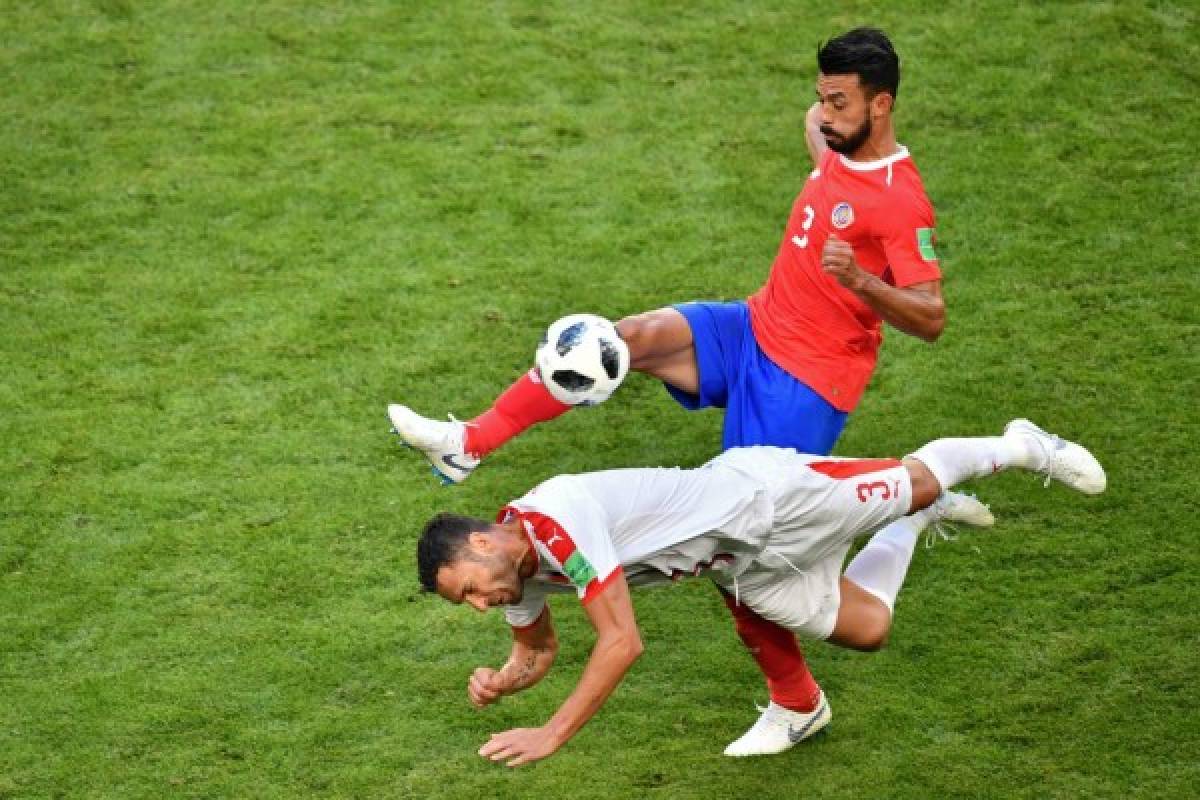 No se vio: Piden camisa a Keylor Navas y bronca entre jugadores de Costa Rica y Serbia