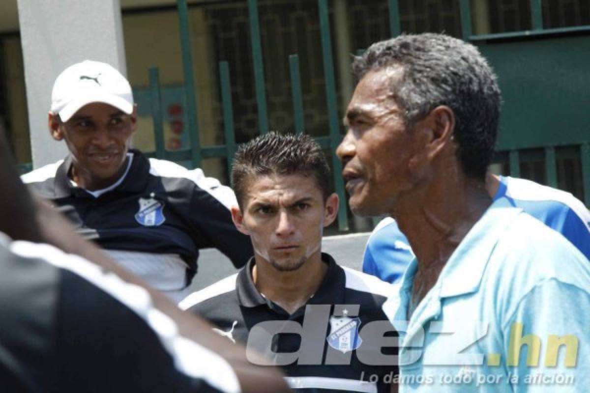 Así fue la captura de un ladrón a manos de los futbolistas del Honduras Progreso