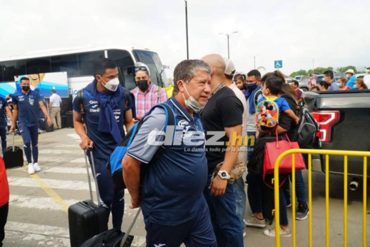 ¡Heridos! Las postales de la partida de la Honduras rumbo a Costa Rica para el juego del martes