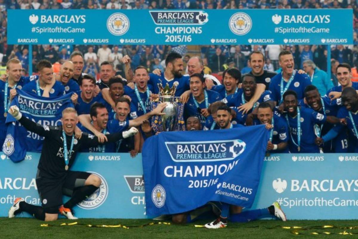 Las mejores imágenes de la celebración del Leicester City por su título en la Premier League
