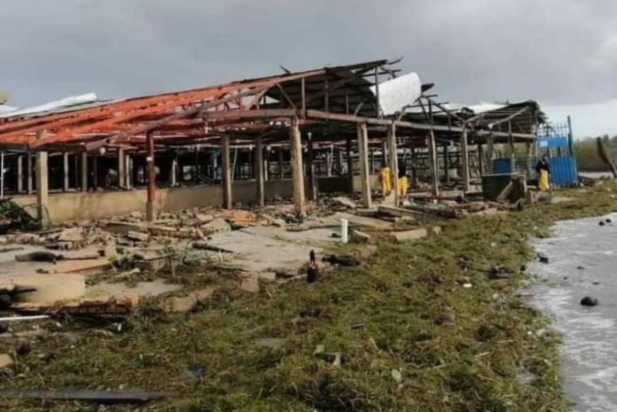 Desoladoras imágenes las que dejó el paso del Huracán Eta por el Caribe Norte de Nicaragua