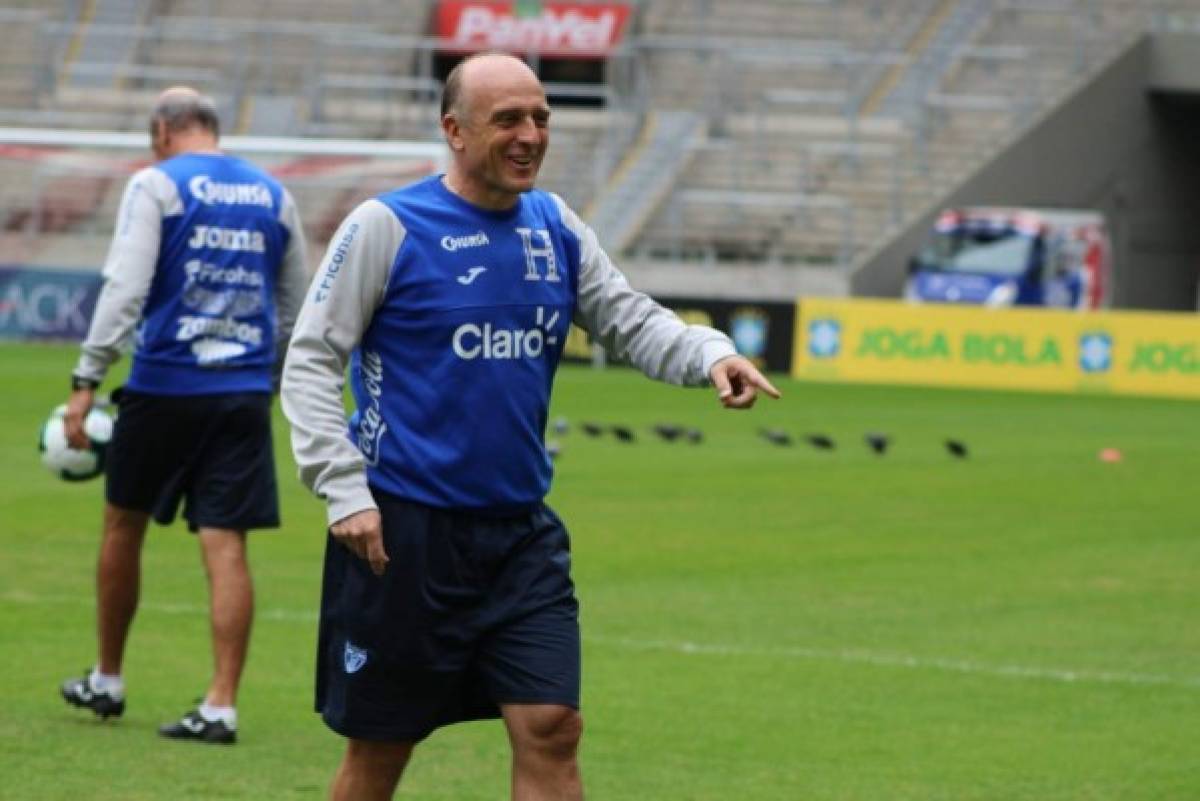 FOTOS: El entreno de Honduras en el Beira-Río previo al juego ante Brasil