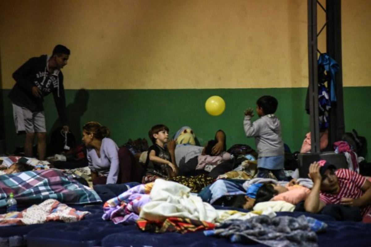 Las fotos más impactantes de los hondureños en la caravana de migrantes