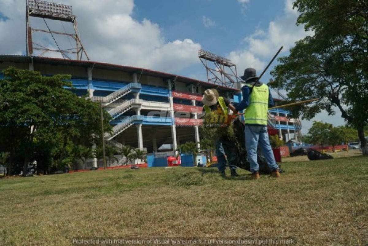 El estadio Olímpico lucirá sus mejores galas para juego ante EUA; reparan calles de acceso y se está señalizando