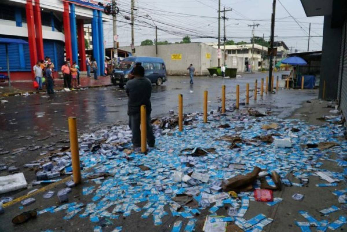 Impactantes fotos: Así quedaron tiendas en Honduras tras ser saqueadas y destuidas