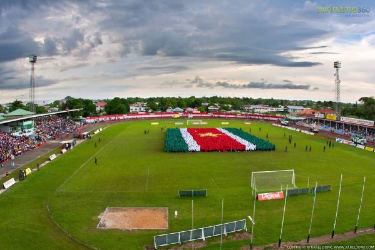 La cancha que visitará Olimpia en Surinam para enfrentar al Inter Moengotapoe en Liga Concacaf