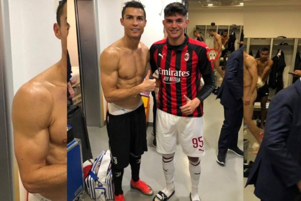 Chiellini enseña parte íntima en foto de Cristiano Ronaldo