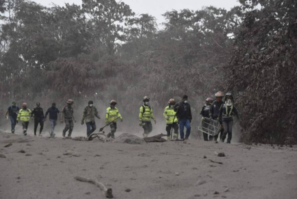 ¡Impactantes! Las otras imágenes que no has visto tras la potente erupción de volcán en Guatemala