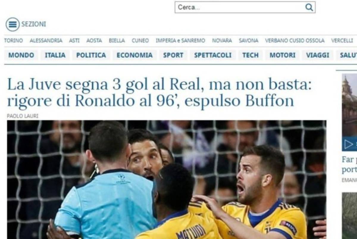 Prensa Mundial: 'Escándalo en el Bernabéu' y 'robo histórico'