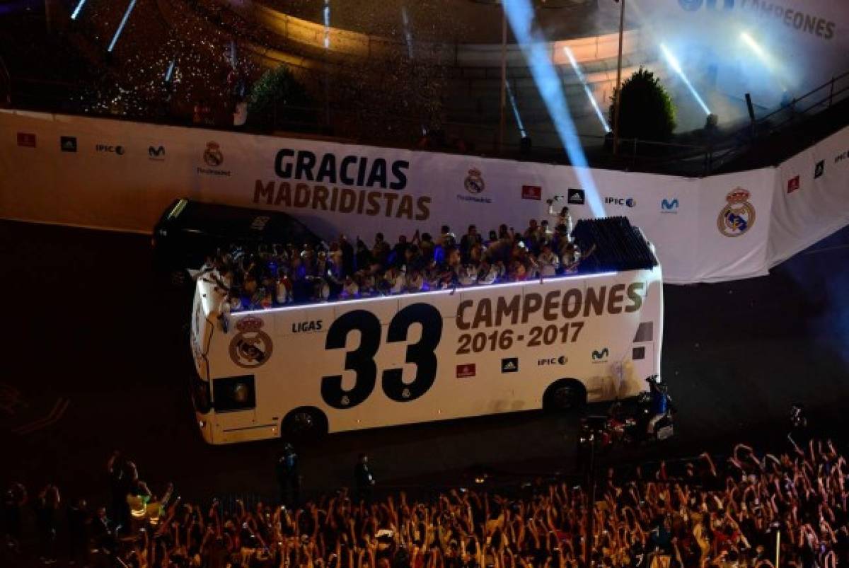 Real Madrid celebra su Copa 33 en Cibeles al ritmo de Despacito