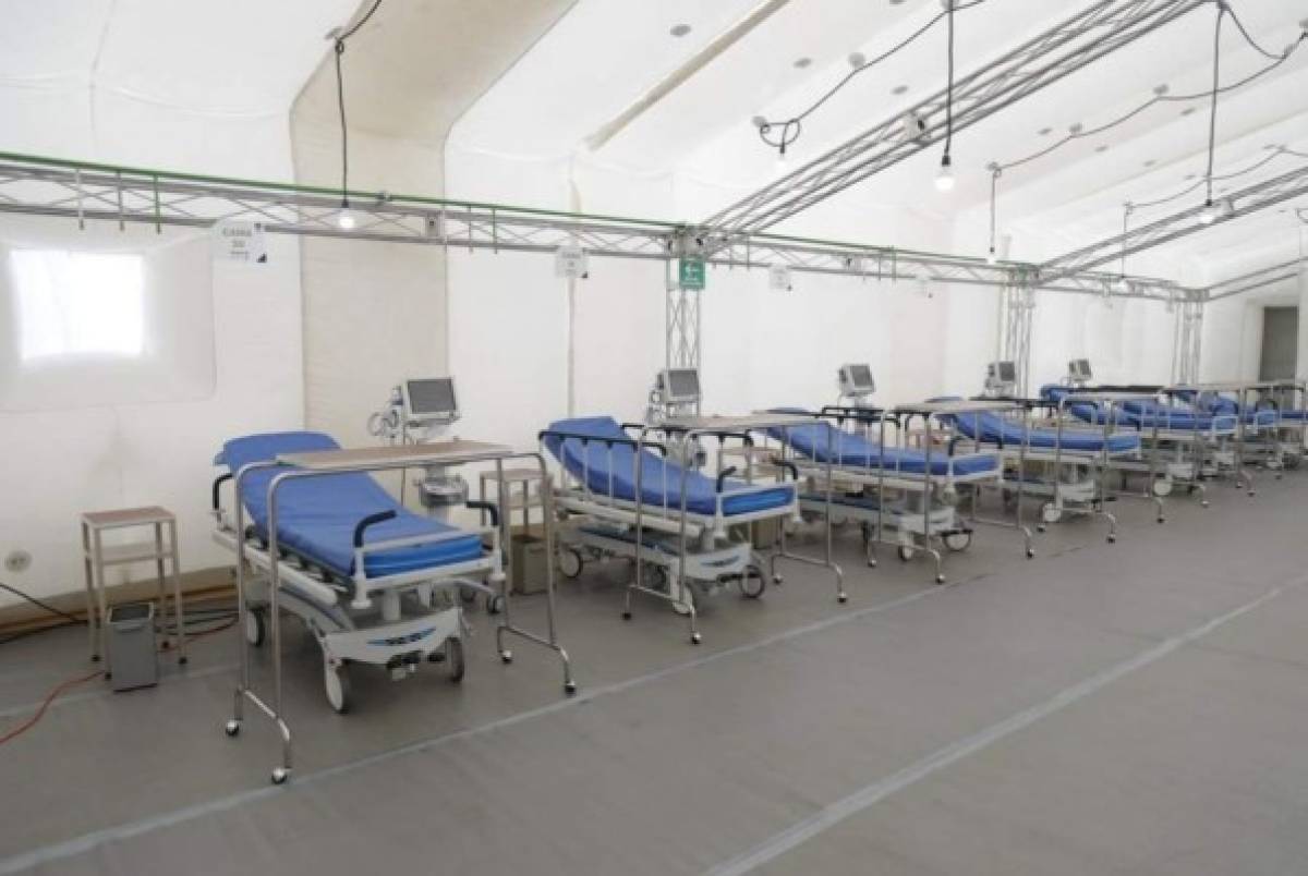 Así es el hospital inflable que México instaló para atender pacientes con coronavirus