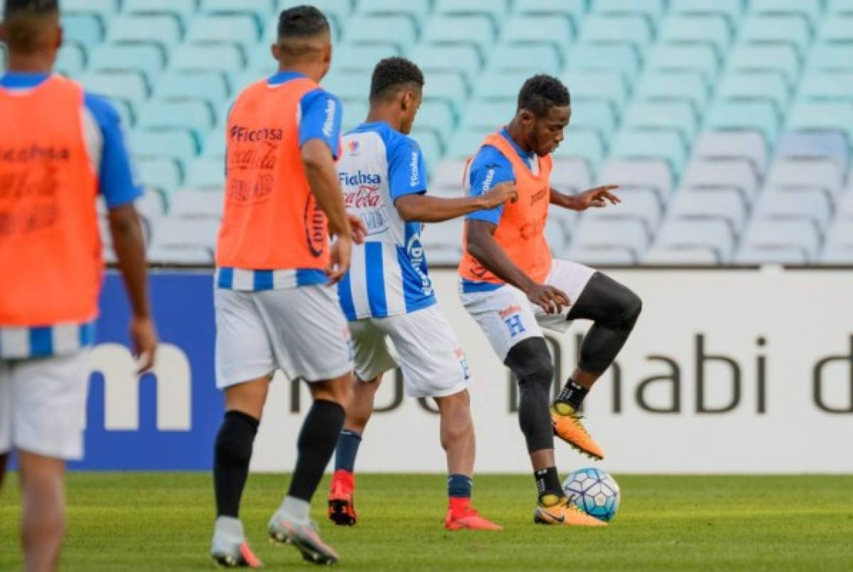 En fotos: Entre espías y la furia de Pinto, así entrenó Honduras en el ANZ Stadium