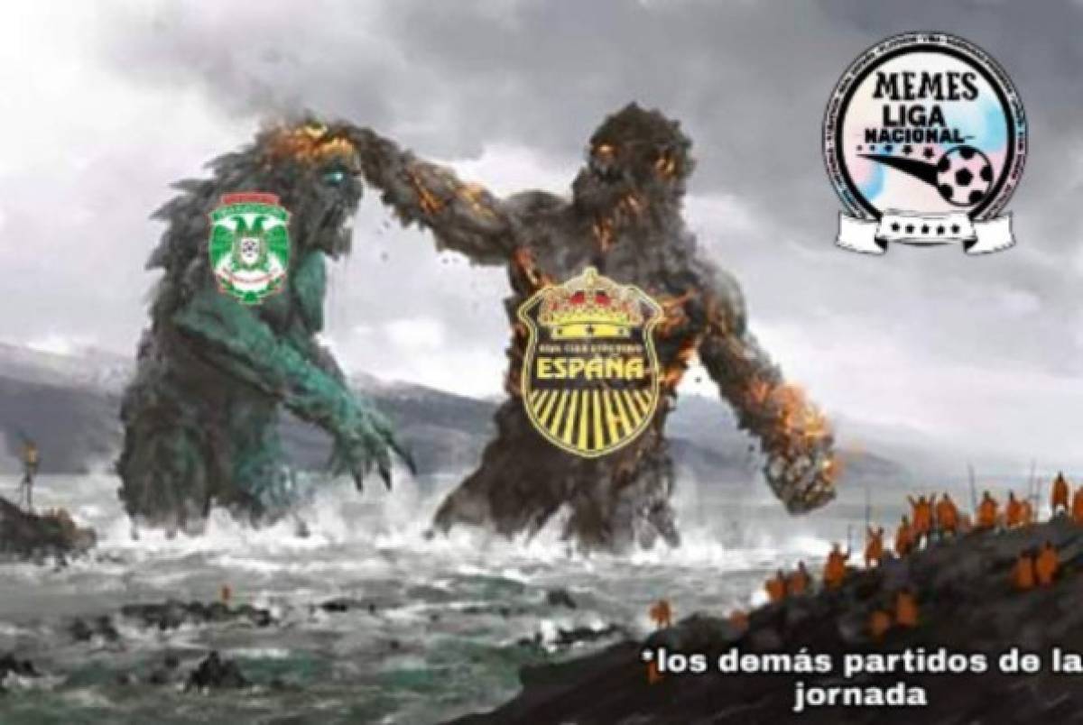 Memes: Destrozan al Real España tras la remontada de Marathón en el clásico