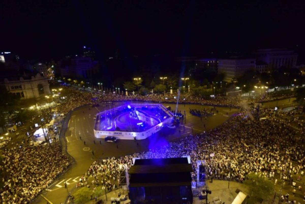 Real Madrid celebra su Copa 33 en Cibeles al ritmo de Despacito