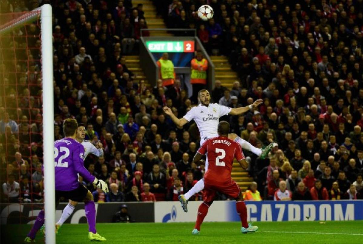 Real Madrid venció 3-0 a Liverpool en la Champions League