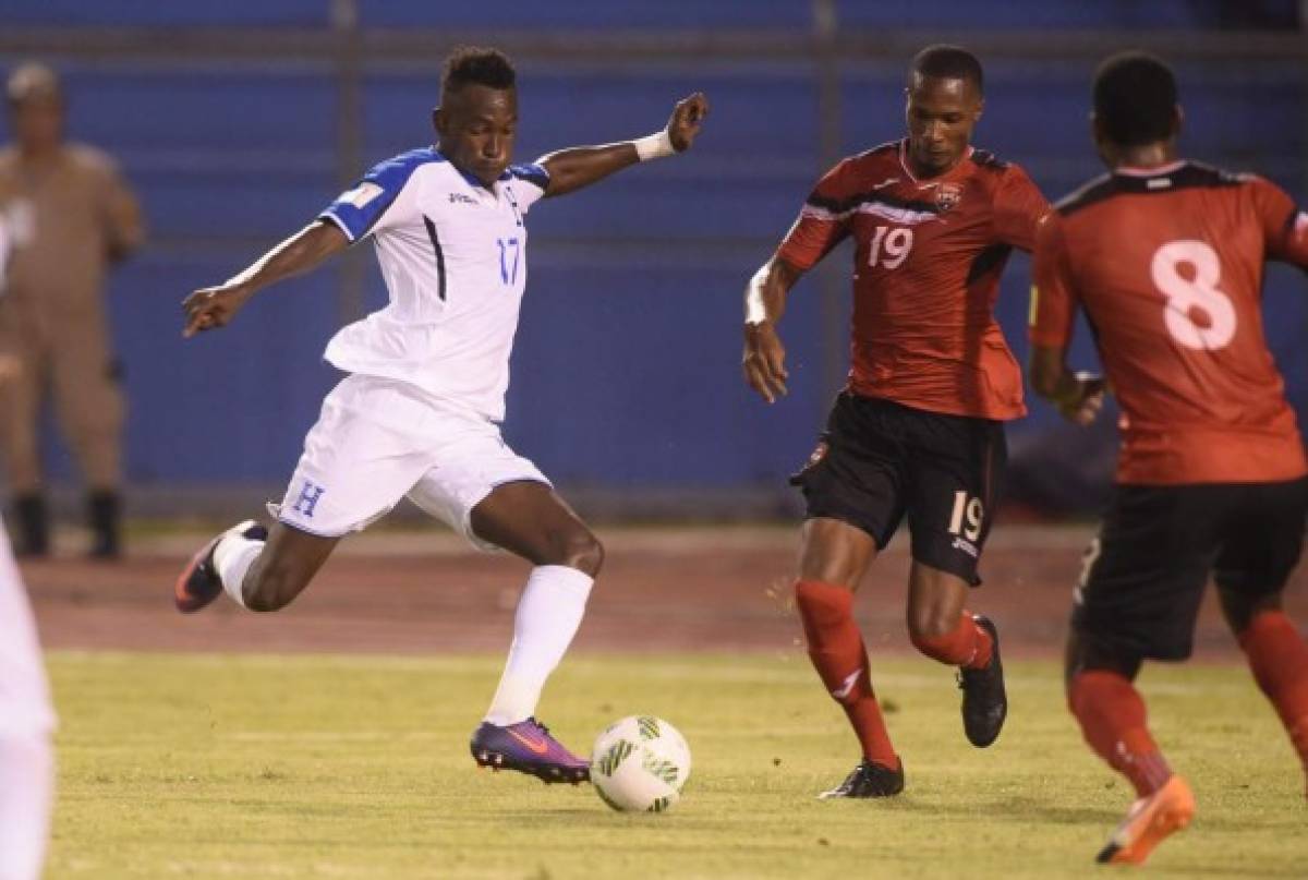 Honduras vs Trinidad y Tobago 17 nov. - ClasificaciÃ³n de la CONCACAF para la Copa Mundial FIFA - Fase 1 de grupos- Alberth Elis.