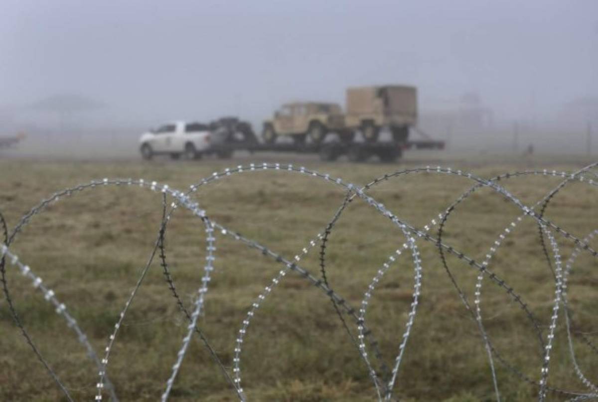 EN FOTOS: Así esperan los militares de EEUU la caravana de migrantes