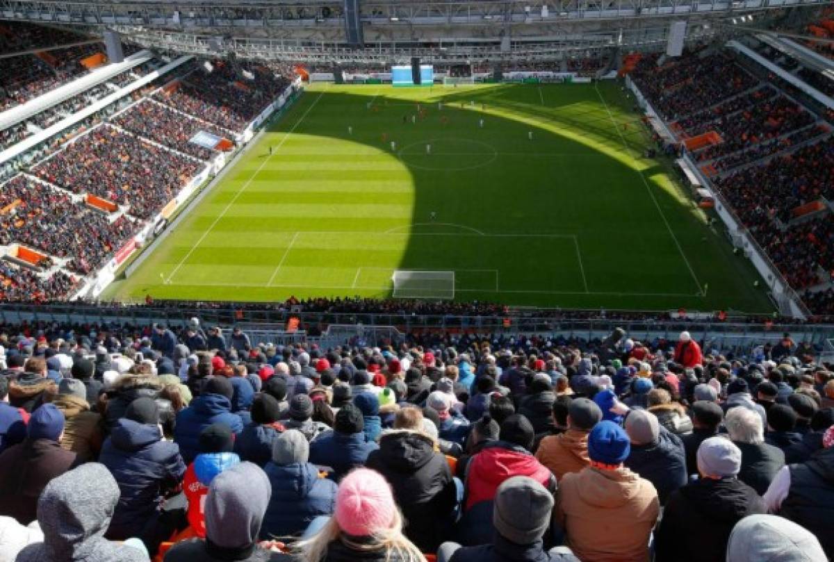 ¡Maravilloso! Se inauguró el Ekaterimburgo Arena, el estadio más raro del Mundial de Rusia