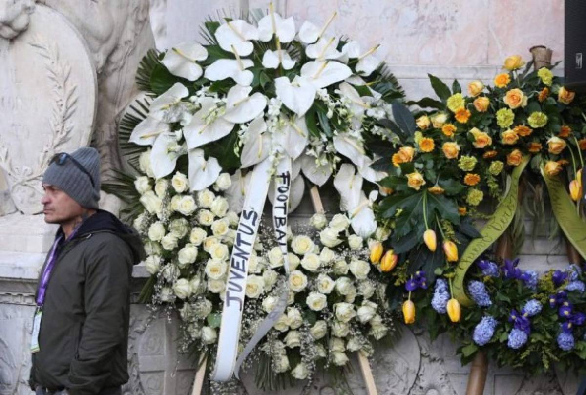 Las tristes imágenes del funeral de Davide Astori