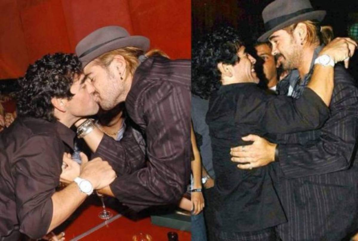 En fotos inéditas: Los besos más recordados de Diego Maradona ¡Hasta con Maluma!   