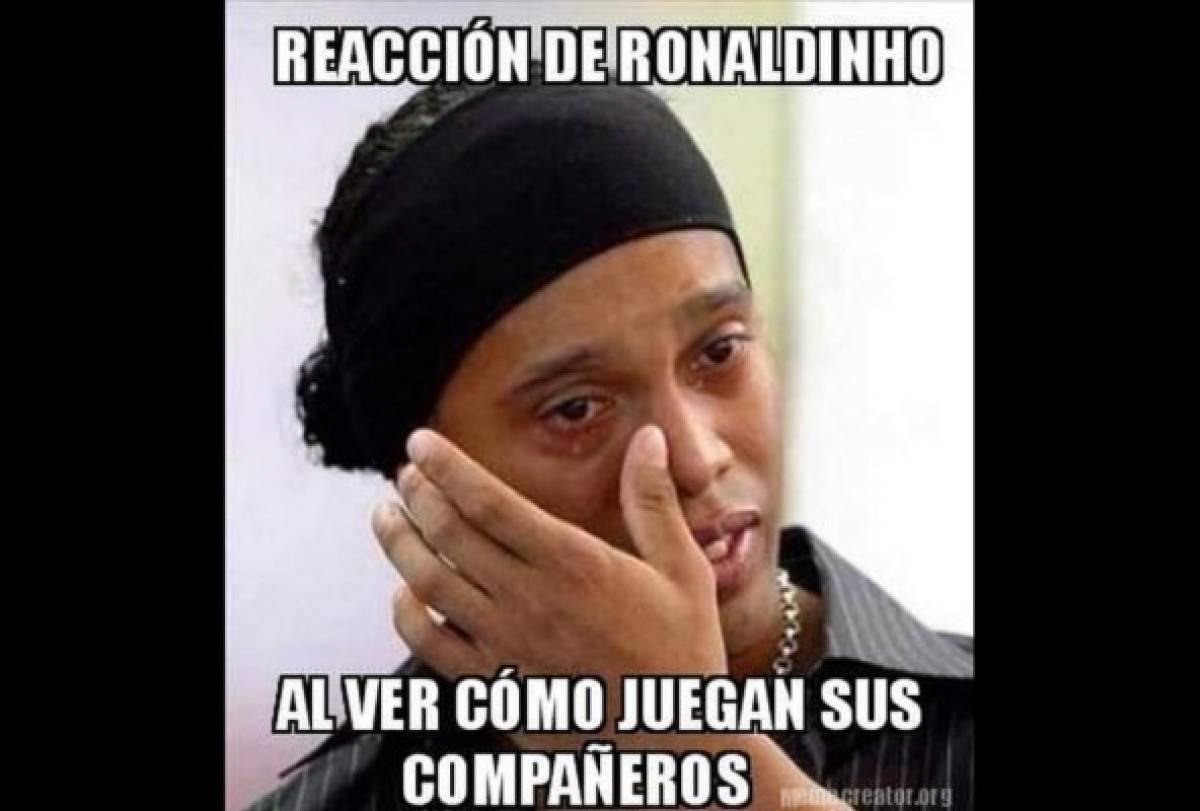 Los mejores memes que dejó el Partido por la Paz de Ronaldinho