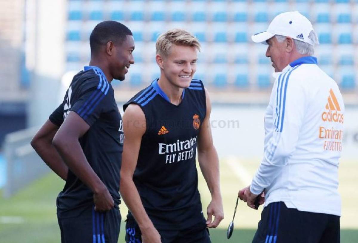 Así fue el primer entrenamiento de Alaba en el Real Madrid: Su mejor amigo y risas con Ancelotti