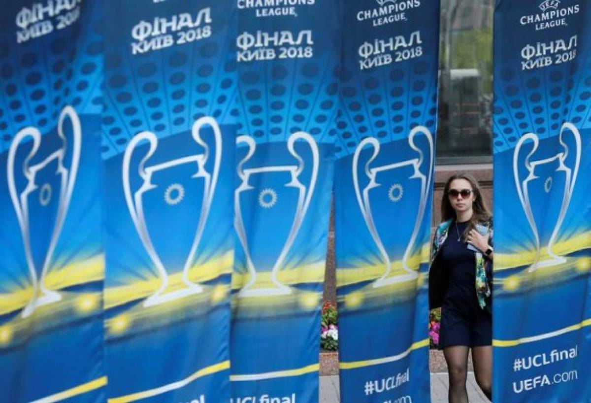 Kiev, lista para recibir la final de la Champions League entre Real Madrid y Liverpool