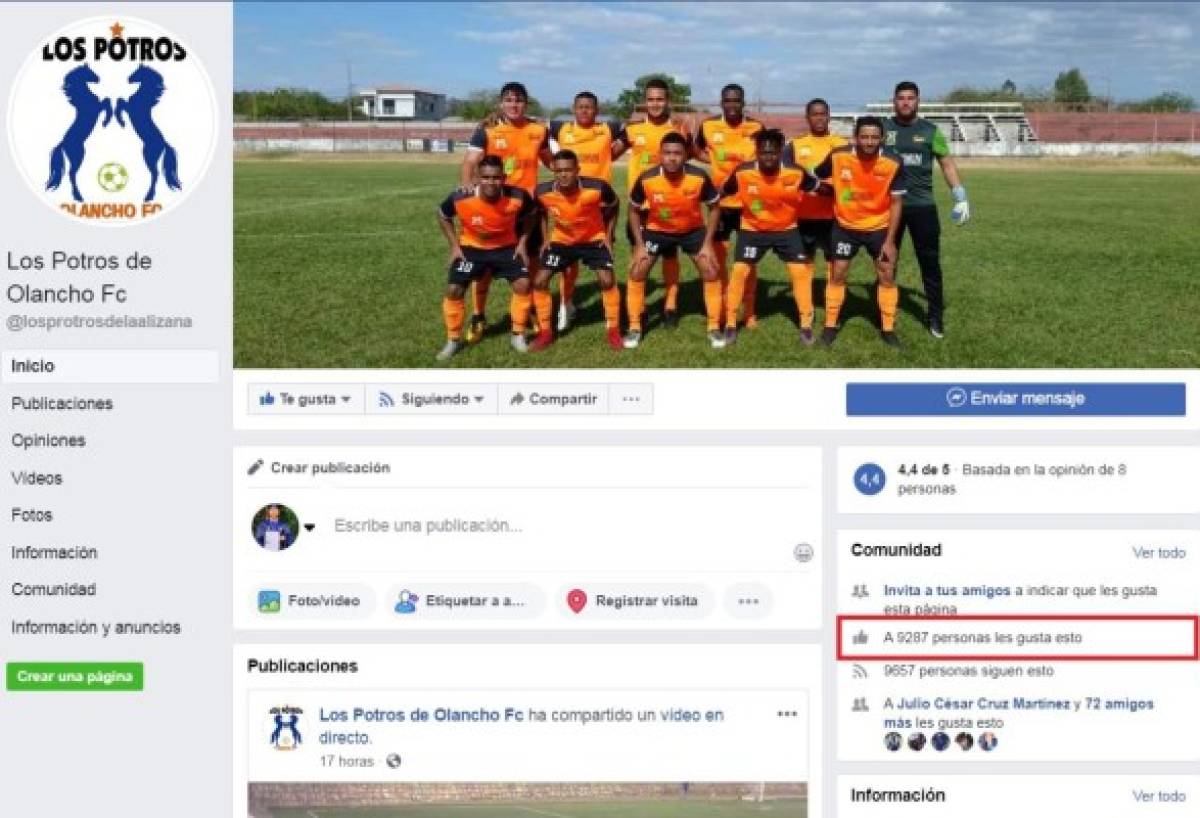 Los equipos de la Liga de Ascenso con más seguidores en su red social de Facebook