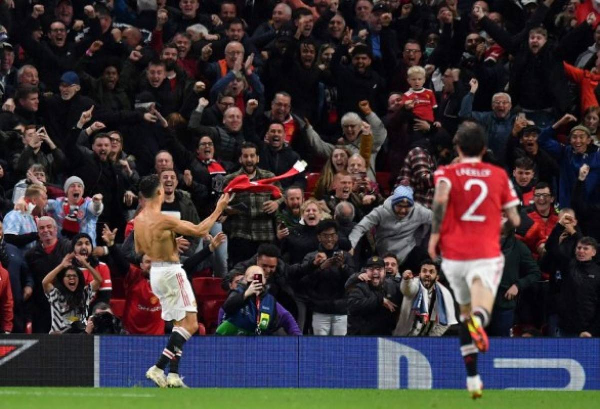 Cristiano Ronaldo pone 'patas arriba' Old Trafford: la locura del portugués tras marcar en la última jugada