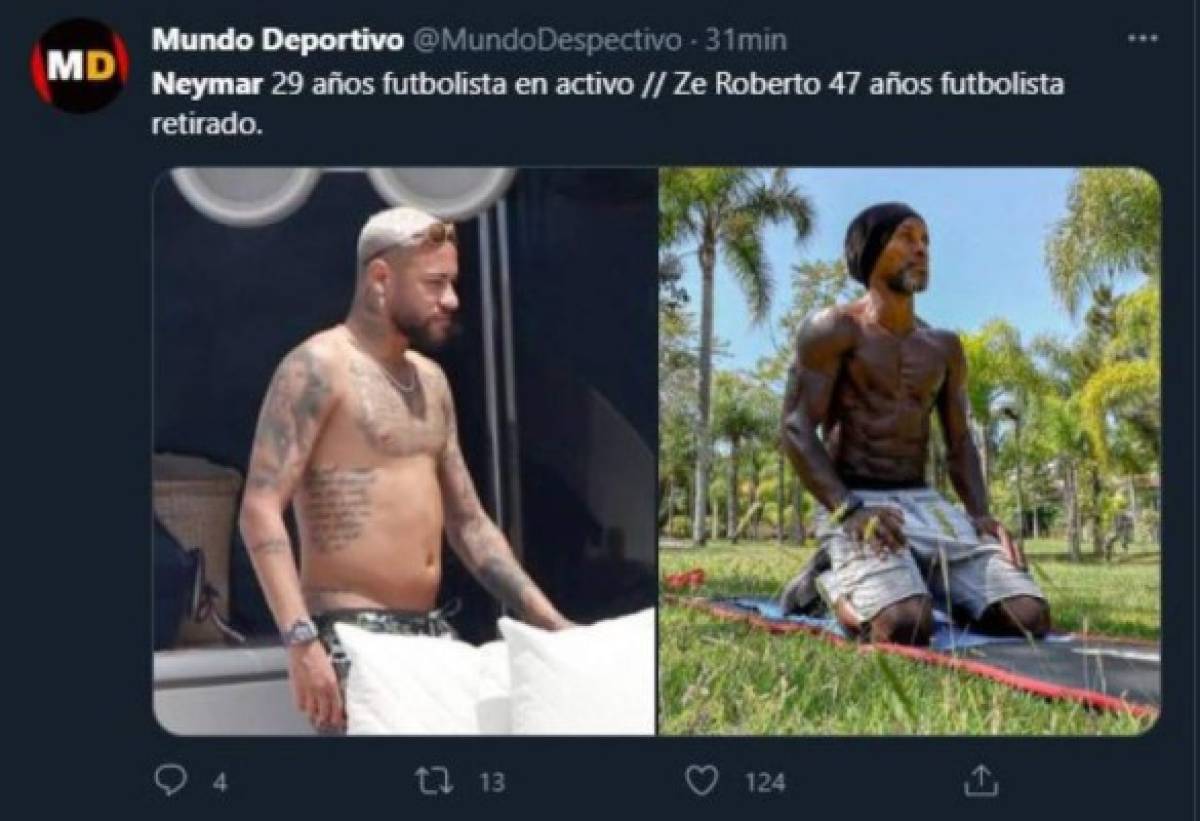 Neymar es víctima de los memes por la nueva 'panza' que desarrolló durante sus vacaciones