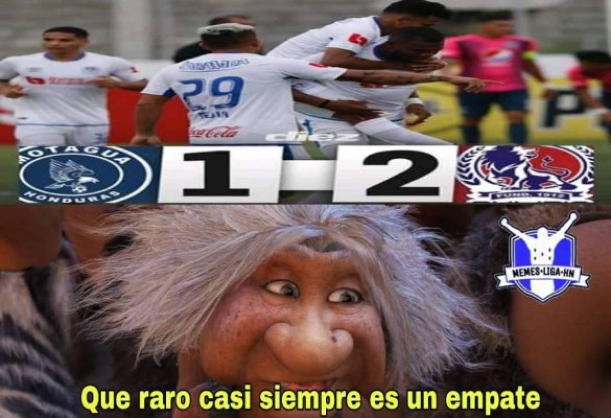 Los memes destrozan al Motagua tras caer en el clásico ante Olimpia en Comayagua