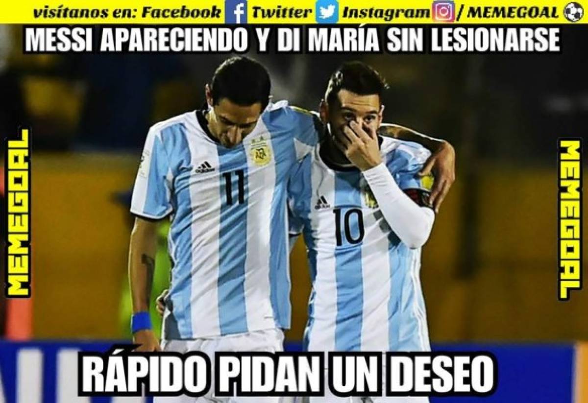 Los tremendos memes de la clasificación de Messi y Argentina al mundial de Rusia