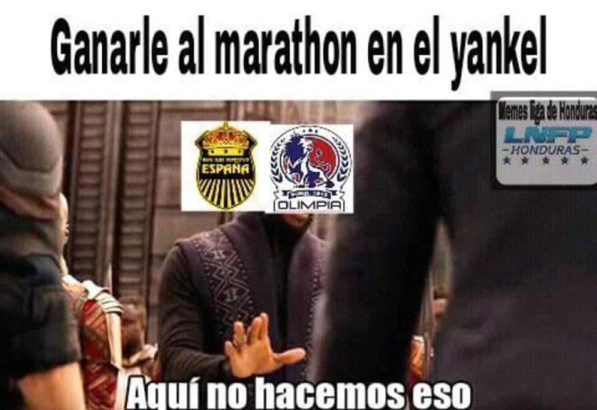 Las redes sociales se invaden de memes contra Olimpia por la derrota ante Marathón en el Yankel