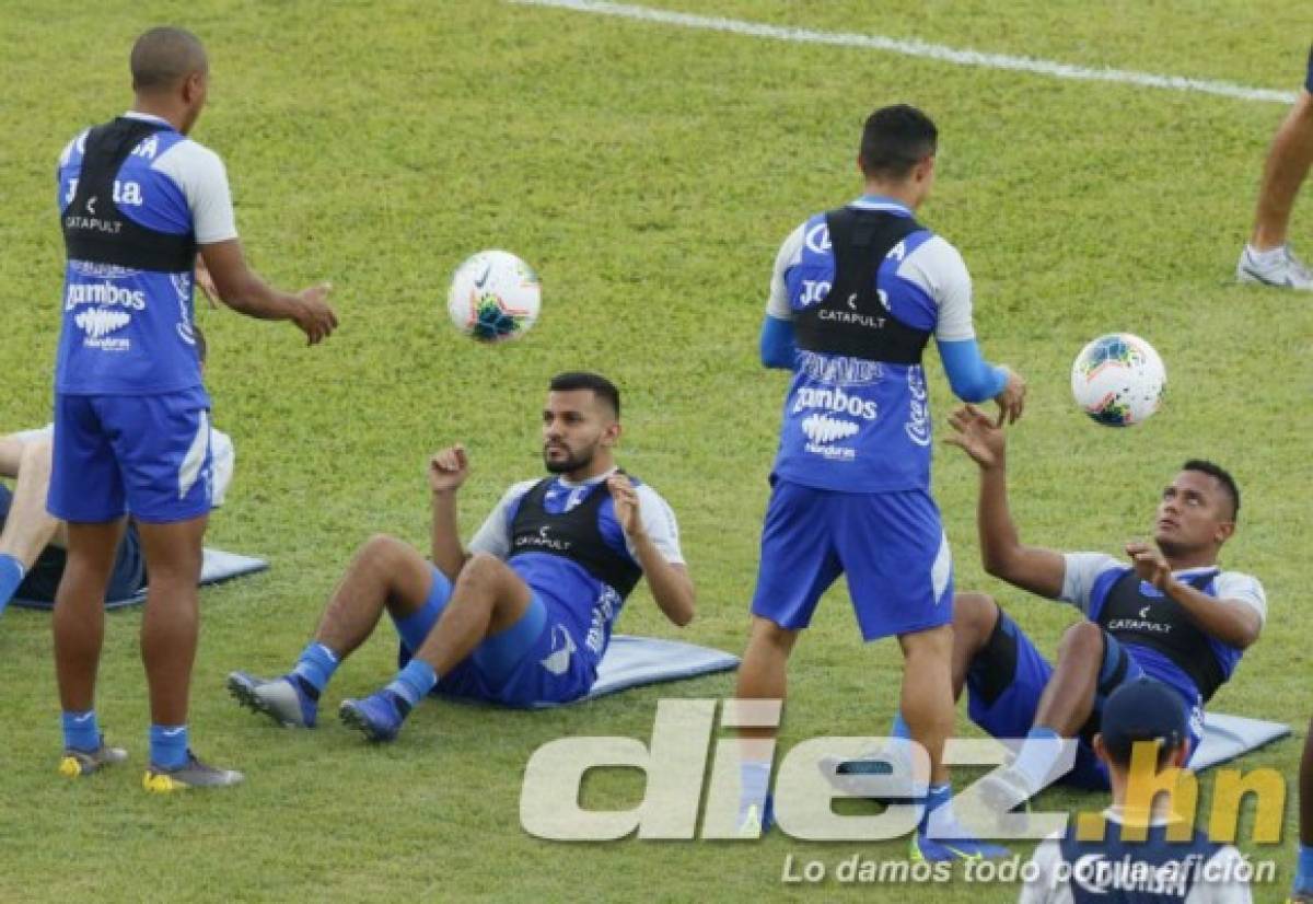 Así fue el entrenamiento de Honduras: Los tenis 'Air Jordan' de Elis, Arnold se entrena y Coito se luce