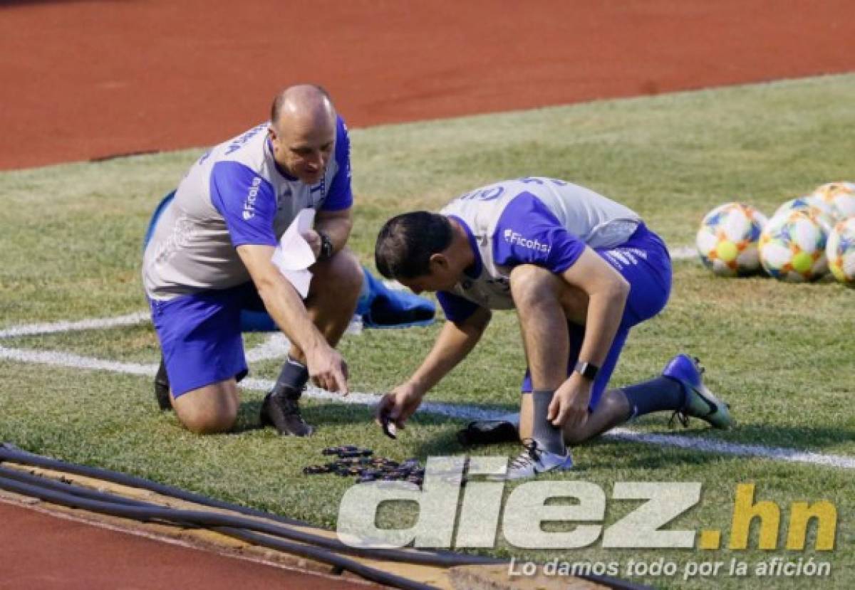 Risas y con un grupo pequeño: Así fue el primer entrenamiento de Honduras en San Pedro Sula