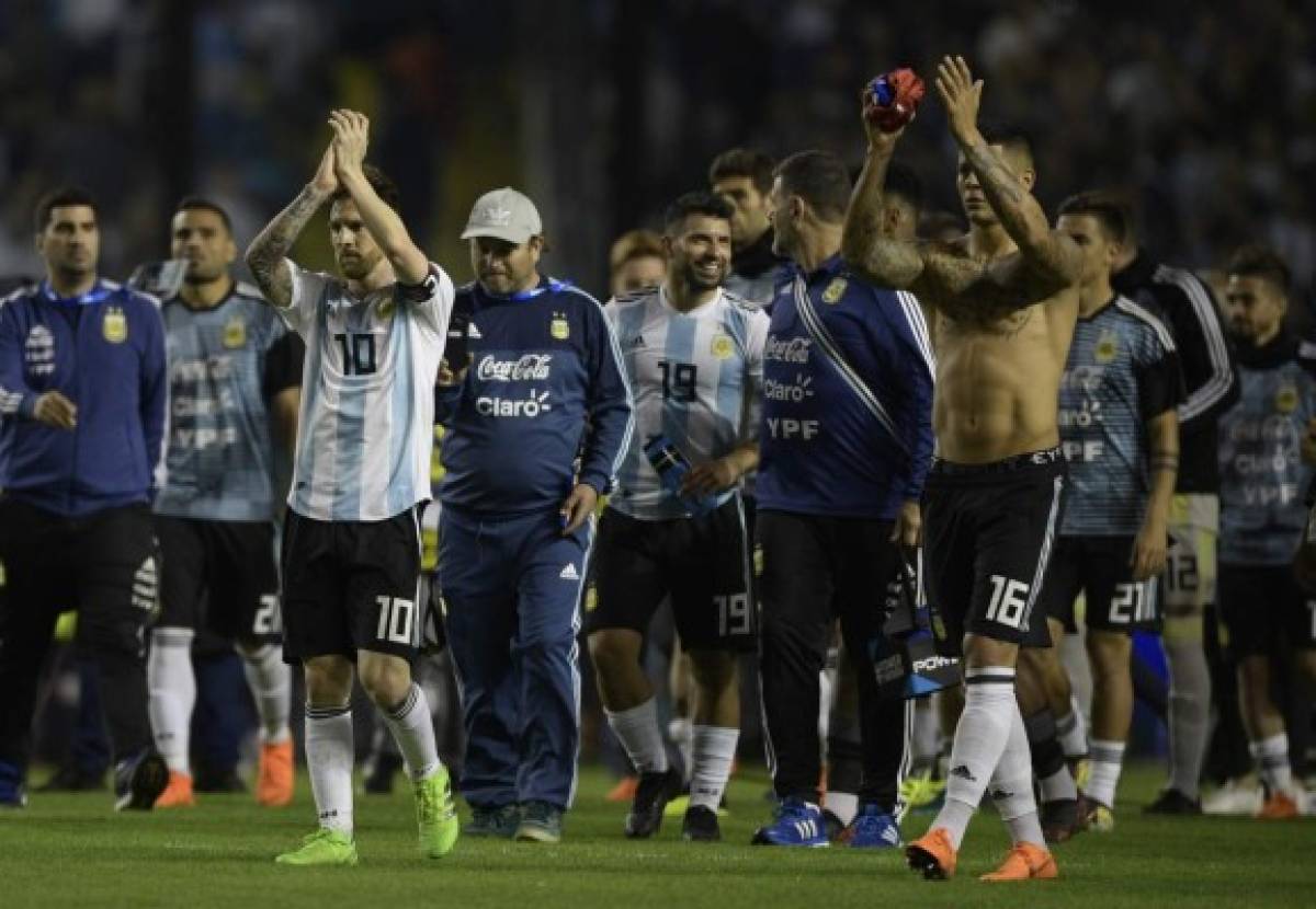 No se vio en TV: La gran despedida a Argentina y Antonela Rocuzzo robó miradas en La Bombonera