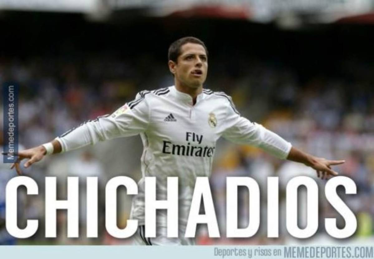 Chicharito Hernández es protagonista de los memes por su gol al Atlético