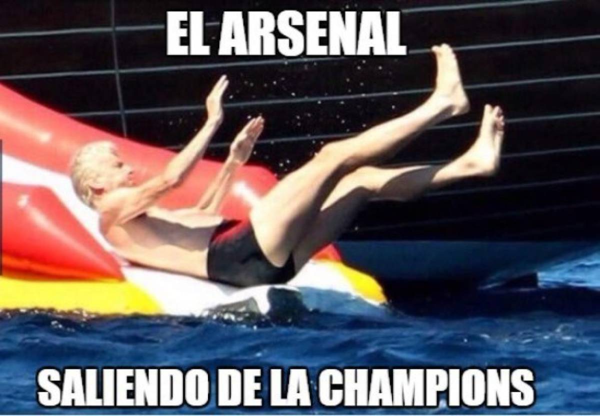 Los imperdibles memes del Arsenal-Barcelona en la Champions