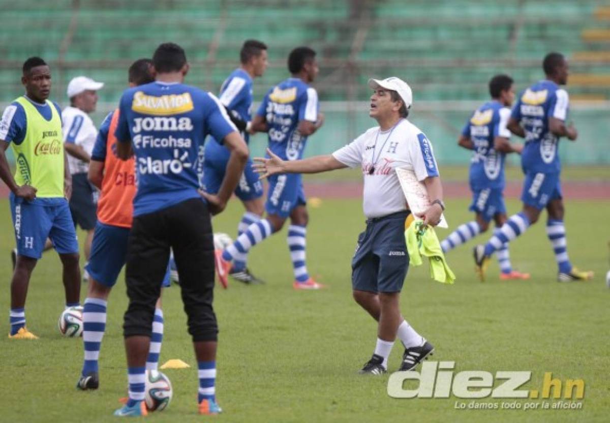 Jorge Luis Pinto comenzó a trabajar en su primer microciclo con la Bicolor