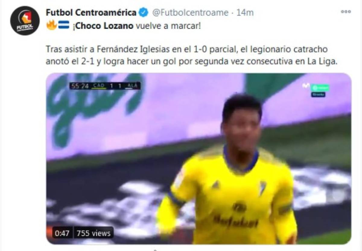 'Exhibición' y 'fulminante': Lo que dicen los medios tras el gol y las asistencias del Choco Lozano