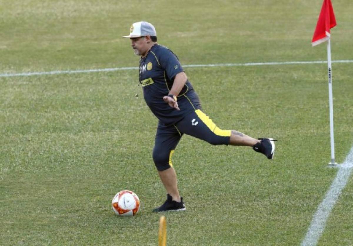 Así son los entrenamientos de Diego Maradona en Dorados de Sinaloa