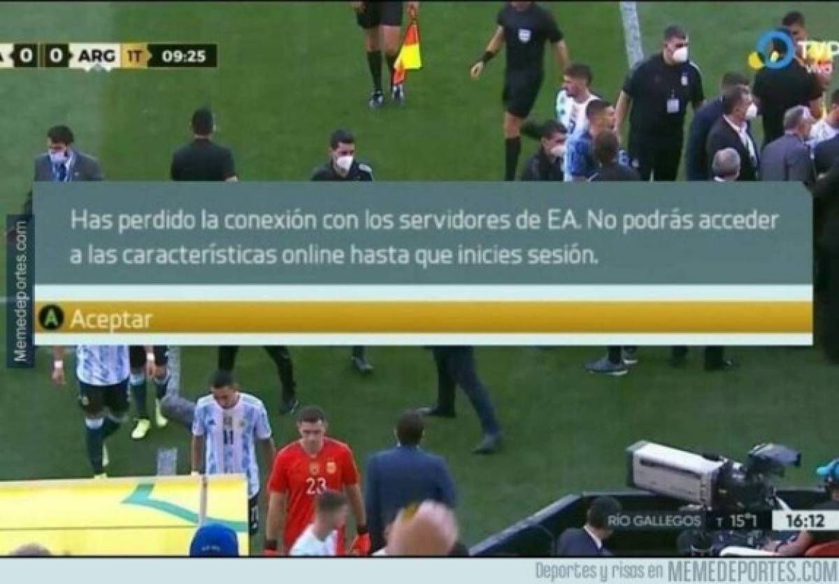 La suspensión del Brasil-Argentina y los otros memes donde destrozan a Messi y a los deportados