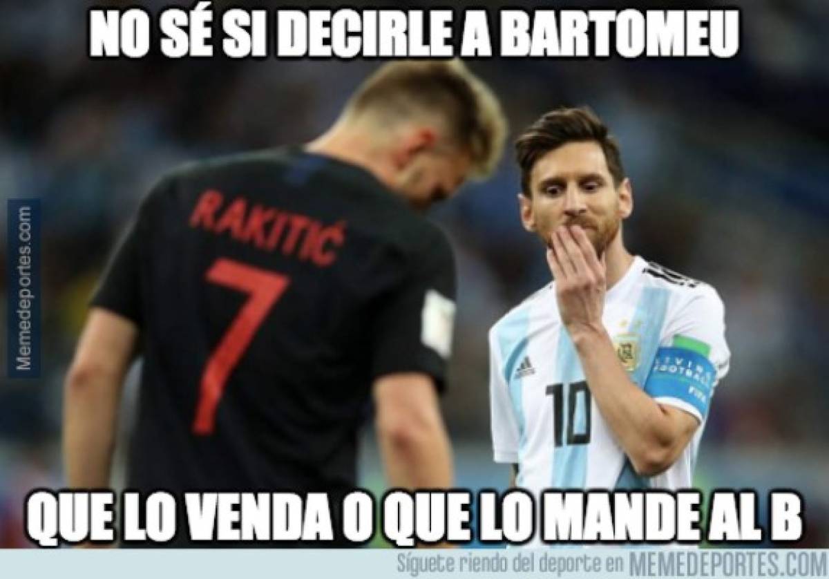 MEMES: Despedazan a Messi y Argentina tras recibir paliza de Croacia en Rusia 2018