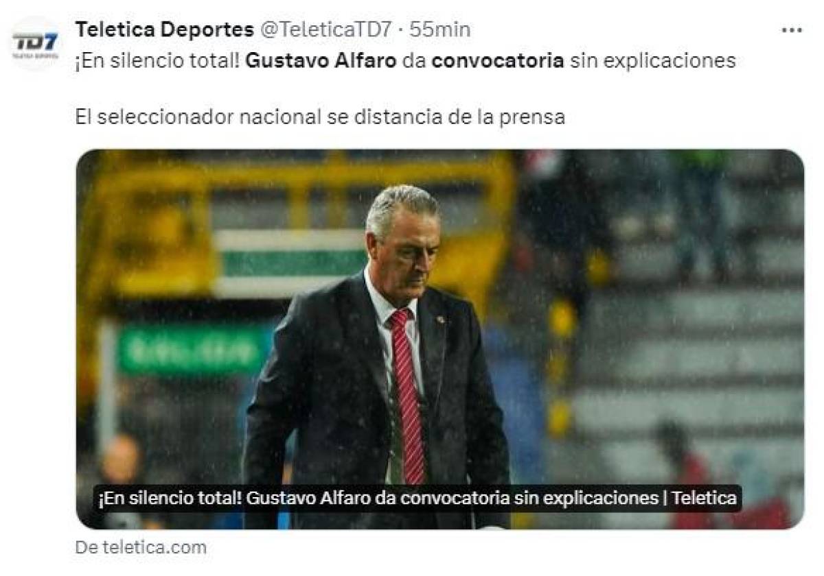 Así reaccionó la prensa tras la convocatoria de Costa Rica para el partido ante Honduras: ¡Qué tristeza de nombres!