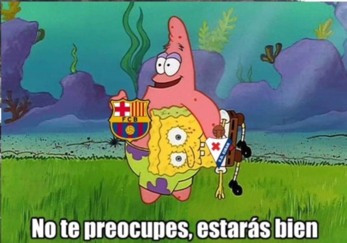 Los memes destrozan a Messi pese a su partidazo en la paliza del Barcelona al Eibar