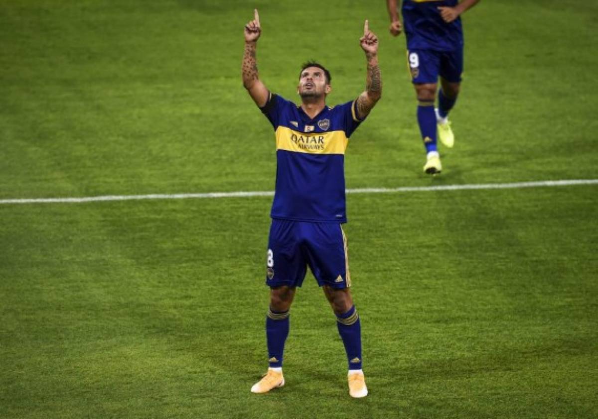 Boca Juniors marca un golazo y se lo dedican a Dalma: la hija de Maradona llora en el palco de La Bombonera